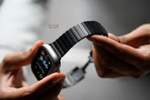 Black Stainless Steel Link Strap For Apple Watch 49 MM Series Ultra/Ultra 2/Ultra 3