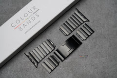 Black Stainless Steel Link Strap For Apple Watch 49 MM Series Ultra/Ultra 2/Ultra 3