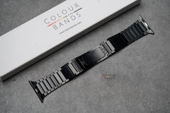 Black Stainless Steel Link Strap For Apple Watch 49 MM Series Ultra/Ultra 2/Ultra 3