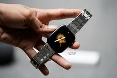 Dynamic Stainless Steel Metal Chain Strap For Apple Watch 46MM 45MM 44MM Series 4 5 6 7 8 9 10 11 (Se/Se2/Se3Gen)