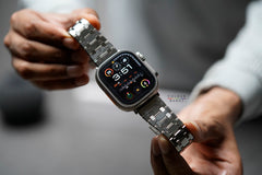 Dynamic Stainless Steel Metal Chain Strap For Apple Watch 49 MM Series Ultra/Ultra 2/Ultra 3