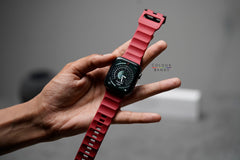 FlexFit FKM Band For Apple Watch 46/45/44 MM Series 11/10/9/8/7/6/5/4 Se/Se2/Se3 Gen