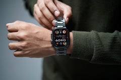 Titanium X Band For Apple Watch 49MM Series Ultra/Ultra 2/Ultra 3