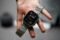 Real Titanium X Band For Apple Watch 49 MM Series Ultra/Ultra 2/Ultra 3
