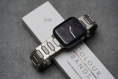 Real Titanium X Band For Apple Watch 46/45/44 MM Series 11/10/9/8/7/6/5/4 Se/Se2/Se3 Gen