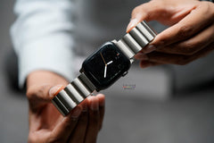 Titanium TB6 Modern Strap For Apple Watch 46/45/44 MM Series 11/10/9/8/7/6/5/4 (Se/Se2/Se3Gen)