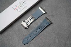 Athli Silicone Band With Stainless Steel Buckle Strap For Apple Watch 49 MM Series Ultra/Ultra 2