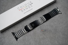 Black Stainless Steel Link Strap For Apple Watch 49 MM Series Ultra/Ultra 2