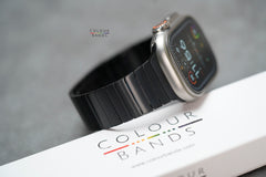 Black Stainless Steel Link Strap For Apple Watch 49 MM Series Ultra/Ultra 2