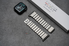 Matte Finish Titanium Band For Apple Watch 46/45/44 MM Series 10/9/8/7/6/5/4/Se/Se2Gen
