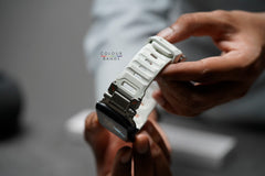 Midnight Shine Silicone Band with Titanium Buckle 46/45/44 MM Series 10/9/8/7/6/5/4/Se/Se2Gen