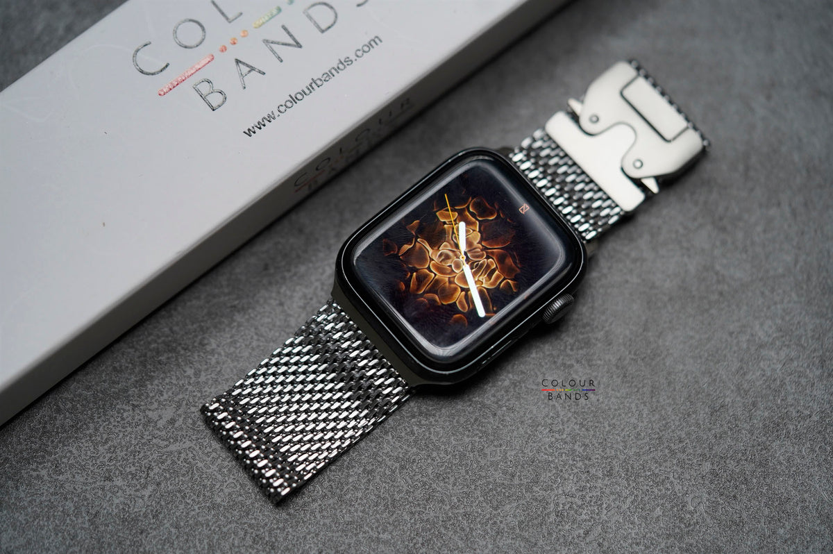 Milanese Wave Loop For Apple Watch 46/45/44 MM Series 10/9/8/7/6/5/4/Se/Se2Gen