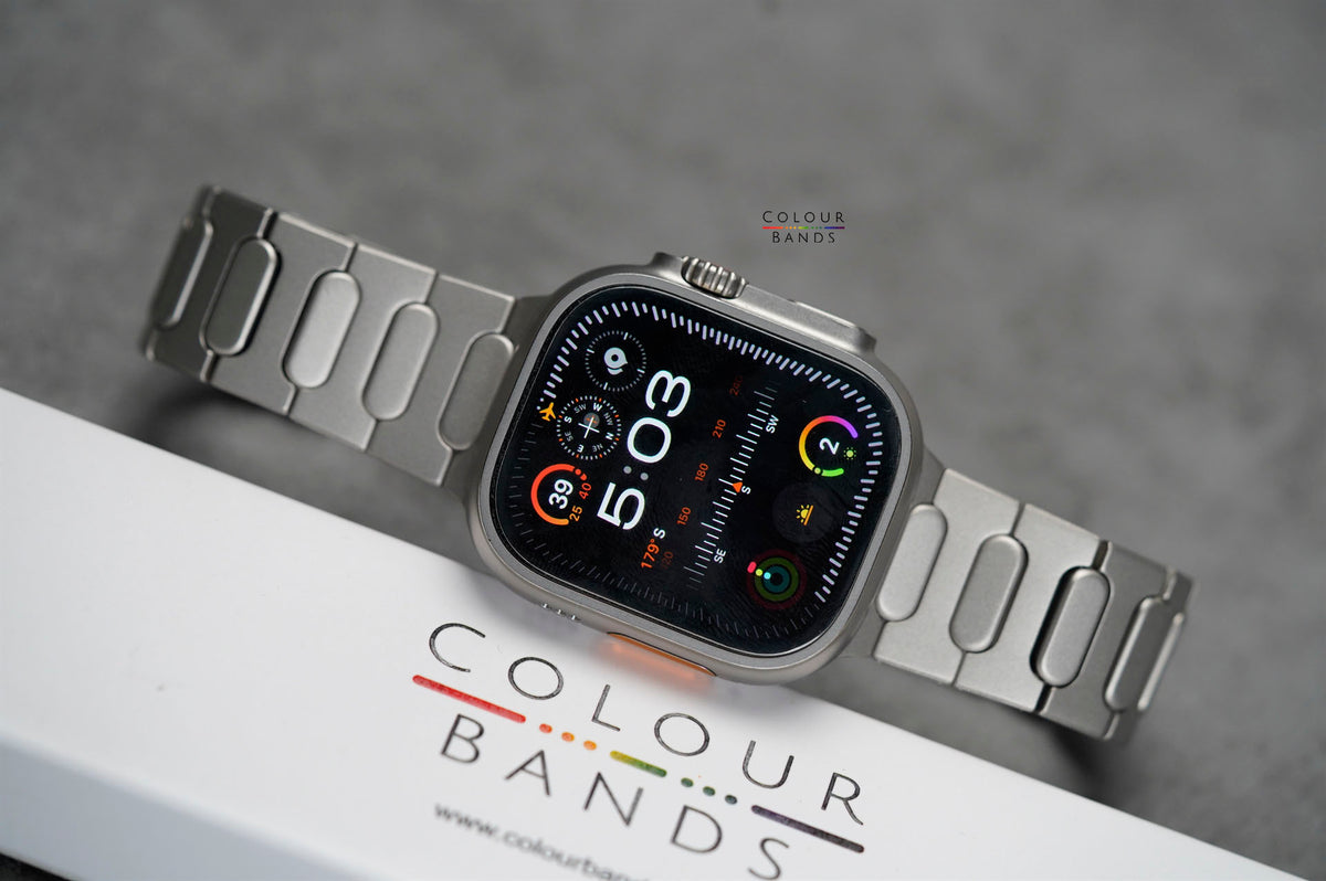 Real Titanium X Band For Apple Watch 49MM Series Ultra/Ultra 2
