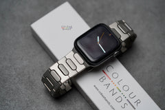 Real Titanium X Band For Apple Watch 46/45/44 MM Series 10/9/8/7/6/5/4/Se/Se2Gen