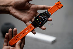 Silicone Strap with Titanium Buckle Band For Apple Watch 49 MM Series Ultra/Ultra 2