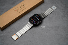 Titanium TB3 Magnetic Closure Link Strap For Apple Watch 49 MM Series Ultra/Ultra 2