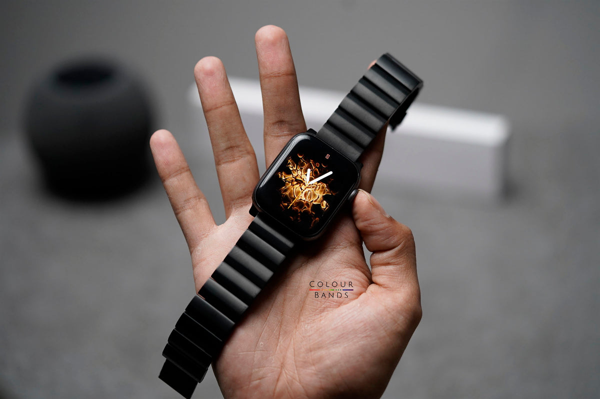 Titanium TB5 Link Strap For Apple Watch 46/45/44 MM Series 10/9/8/7/6/5/4/Se/Se2Gen