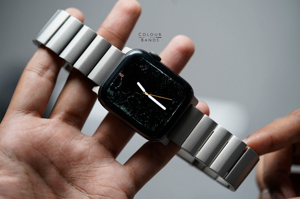 Titanium TB6 Modern Strap For Apple Watch 46/45/44 MM Series 11/10/9/8/7/6/5/4 (Se/Se2/Se3Gen)